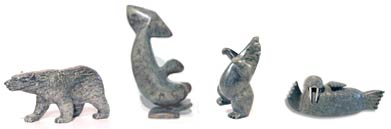 Ours, morse et baleine